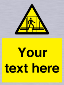 Custom Scaffold Incomplete Sign